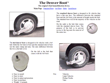 Tablet Screenshot of denverboot.com